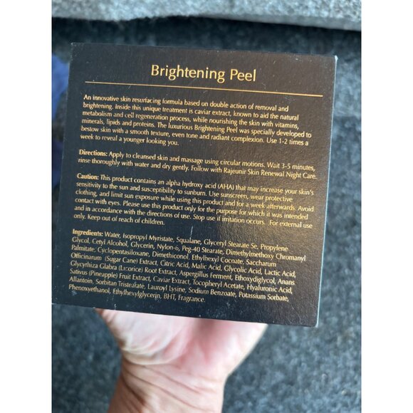 Rajeunir Black Caviar Brightening Peel 30ml Innovative Skin Resurfacing Formula - Picture 4 of 6